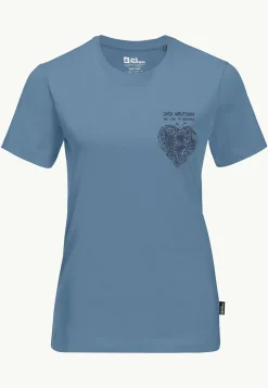Lifestyle|T-Shirts & Longsleeves|Jack Wolfskin Discover Heart T W