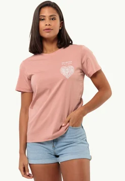 Lifestyle|T-Shirts & Longsleeves|Jack Wolfskin Discover Heart T W