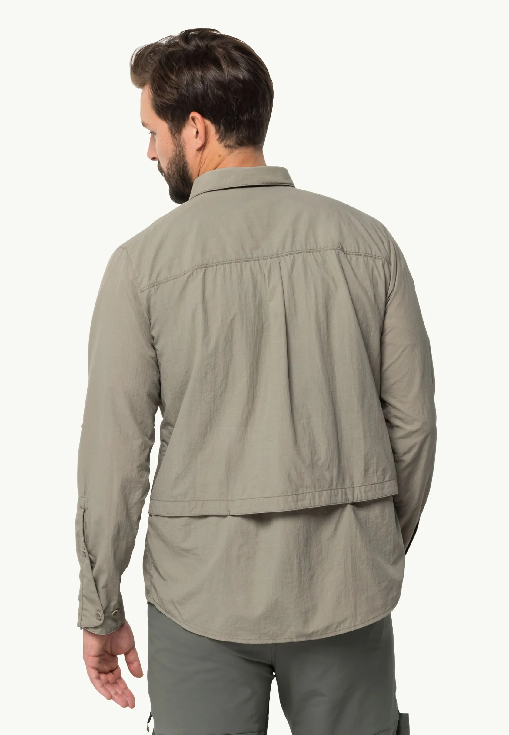 Discovery|Functionele Shirts|Jack Wolfskin Diskovera Ls Shirt M misty green