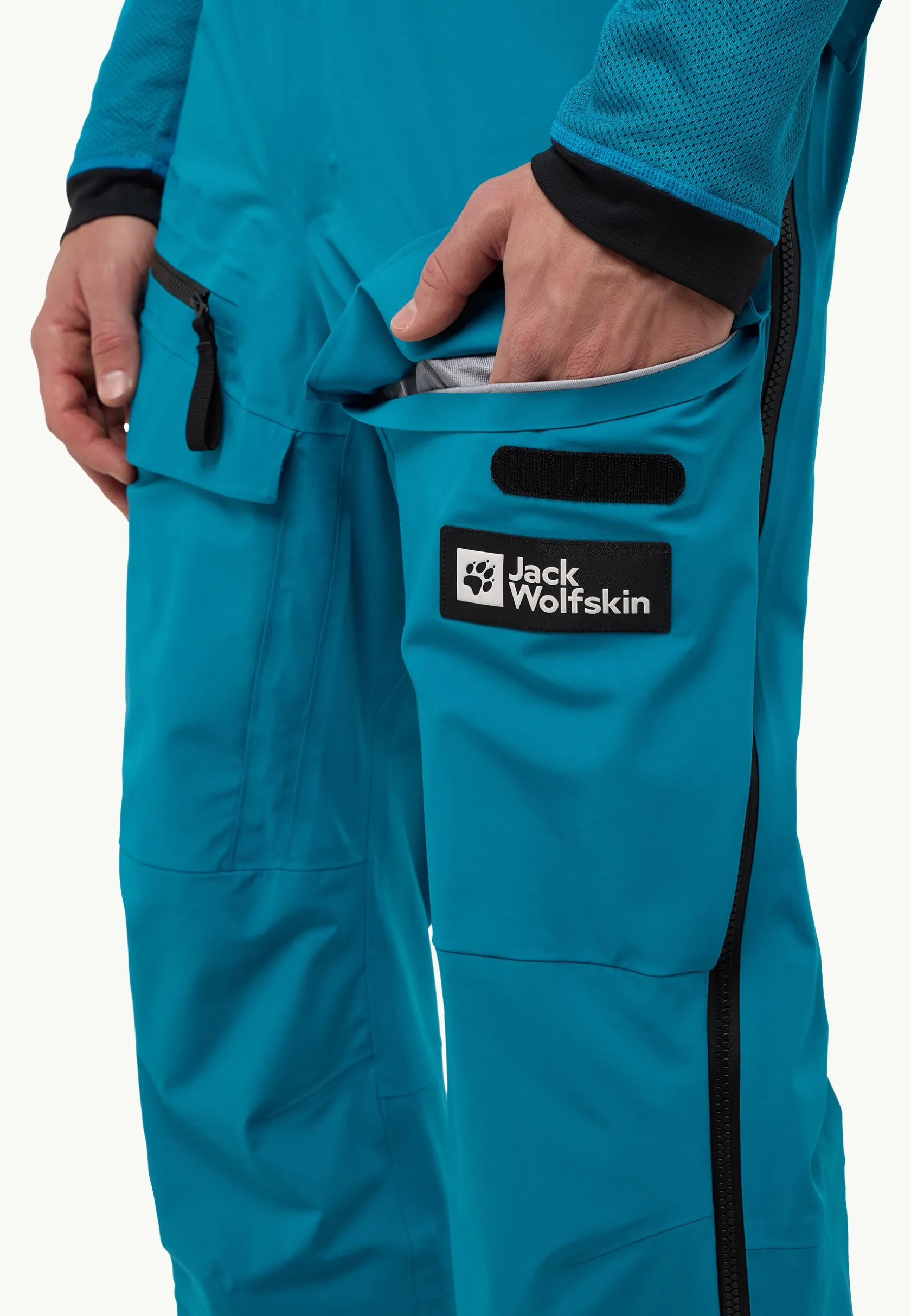 Regenbroek|Softshellbroeken|Jack Wolfskin Expdn 3l Pants everest blue