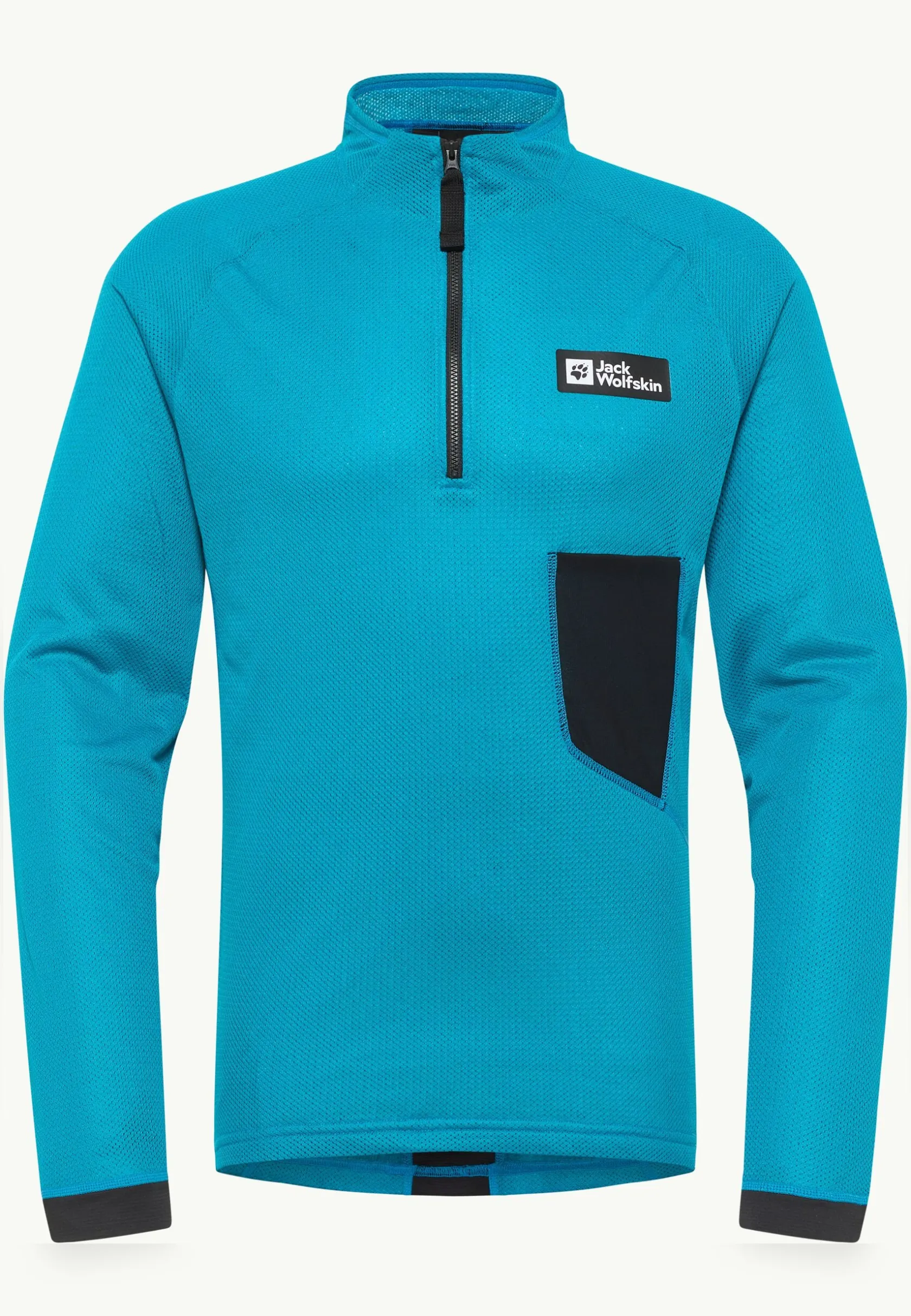 Functionele Shirts|Functioneel Ondergoed|Jack Wolfskin Expdn Octa Hz M everest blue