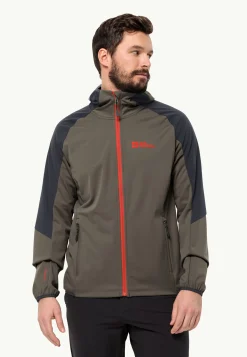 Wandelen|Voor- En Najaarsjacks/-Jassen|Jack Wolfskin Feldberg Hoody M