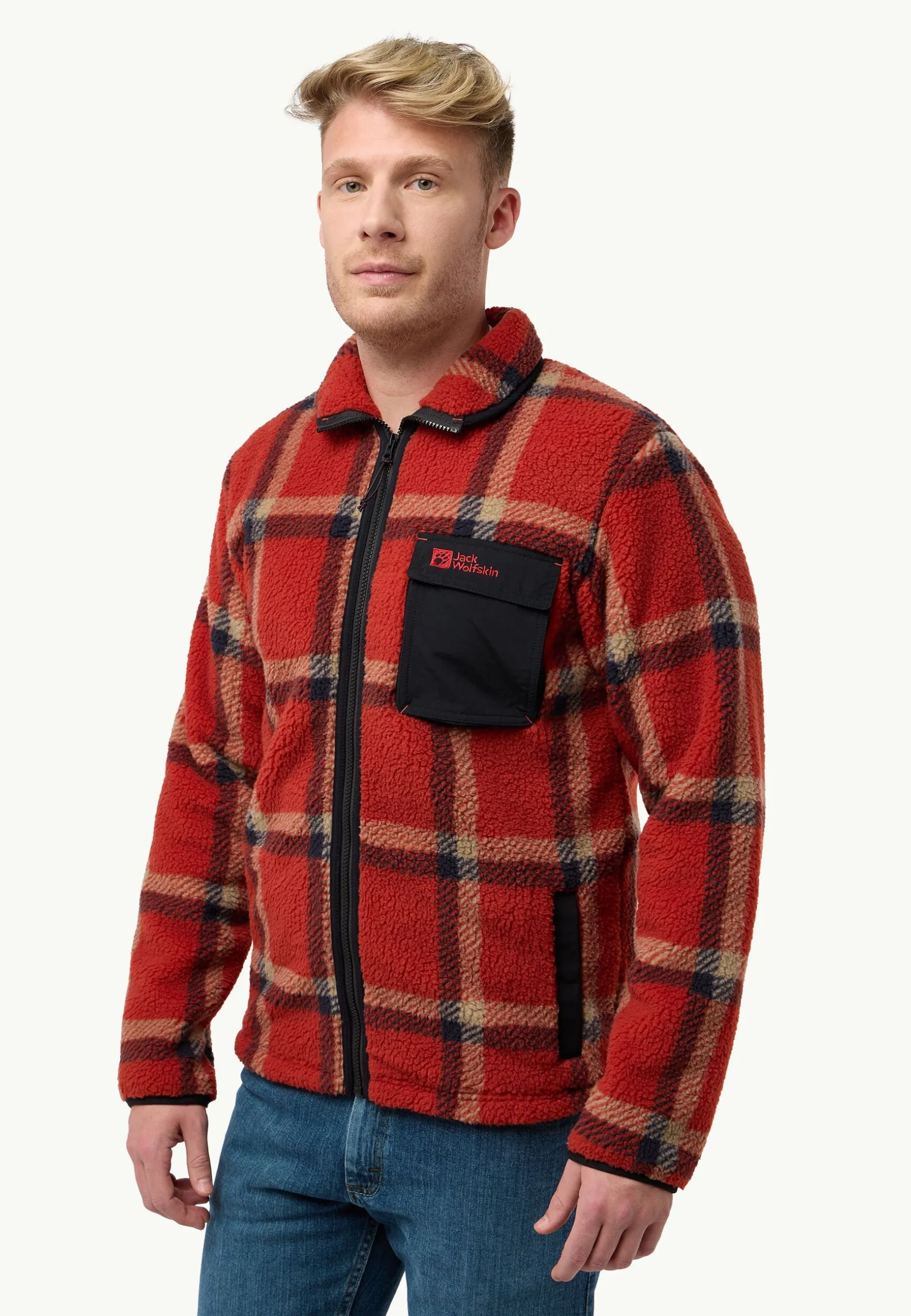 Fleece|Hoodies & Pullovers|Jack Wolfskin Felslicht Check Jkt M