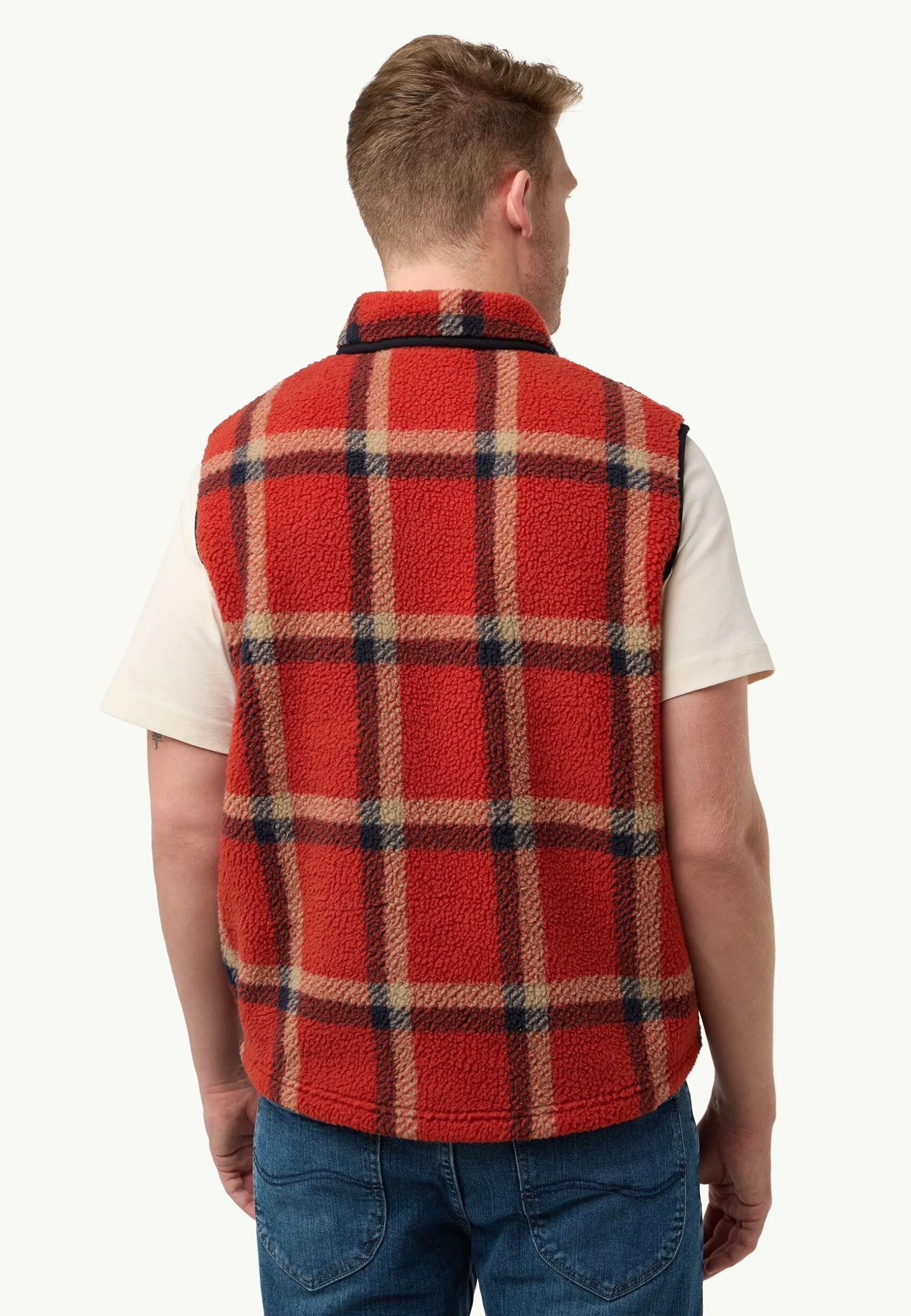 Fleece|Hoodies & Pullovers|Jack Wolfskin Felslicht Check Vest M