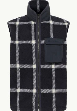 Fleece|Hoodies & Pullovers|Jack Wolfskin Felslicht Check Vest M