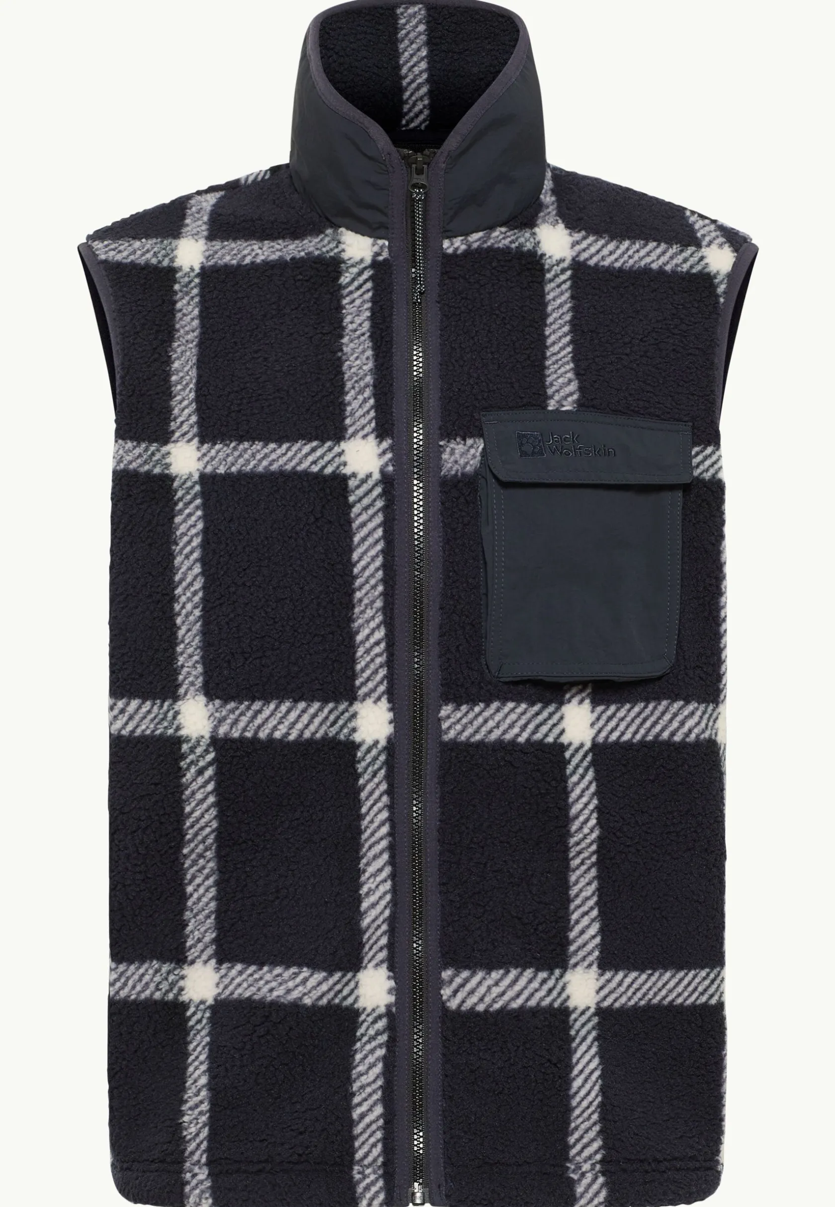 Fleece|Hoodies & Pullovers|Jack Wolfskin Felslicht Check Vest M
