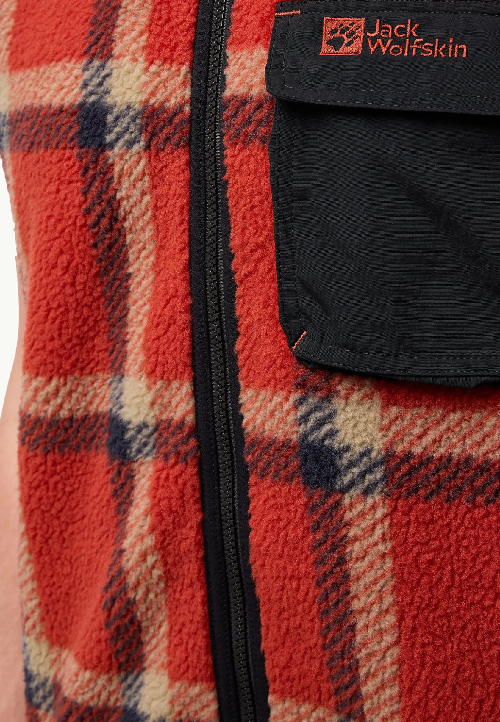 Fleece|Hoodies & Pullovers|Jack Wolfskin Felslicht Check Vest M