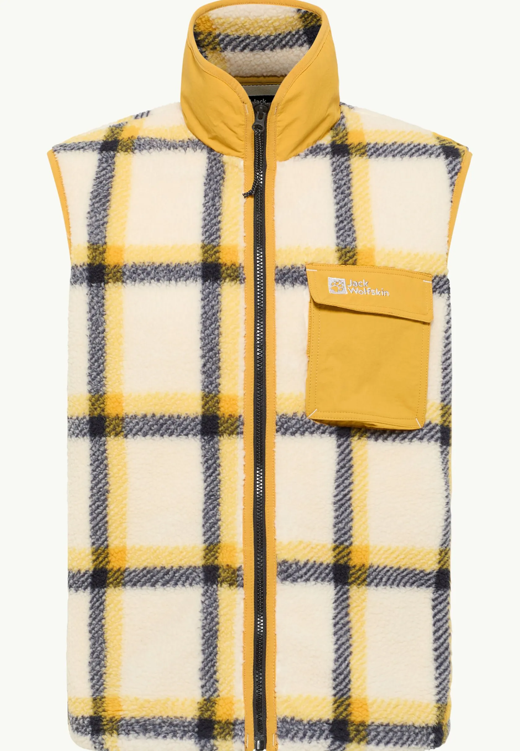 Fleece|Hoodies & Pullovers|Jack Wolfskin Felslicht Check Vest M