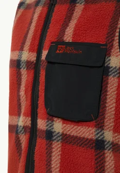 Fleece|Hoodies & Pullovers|Jack Wolfskin Felslicht Check Vest M