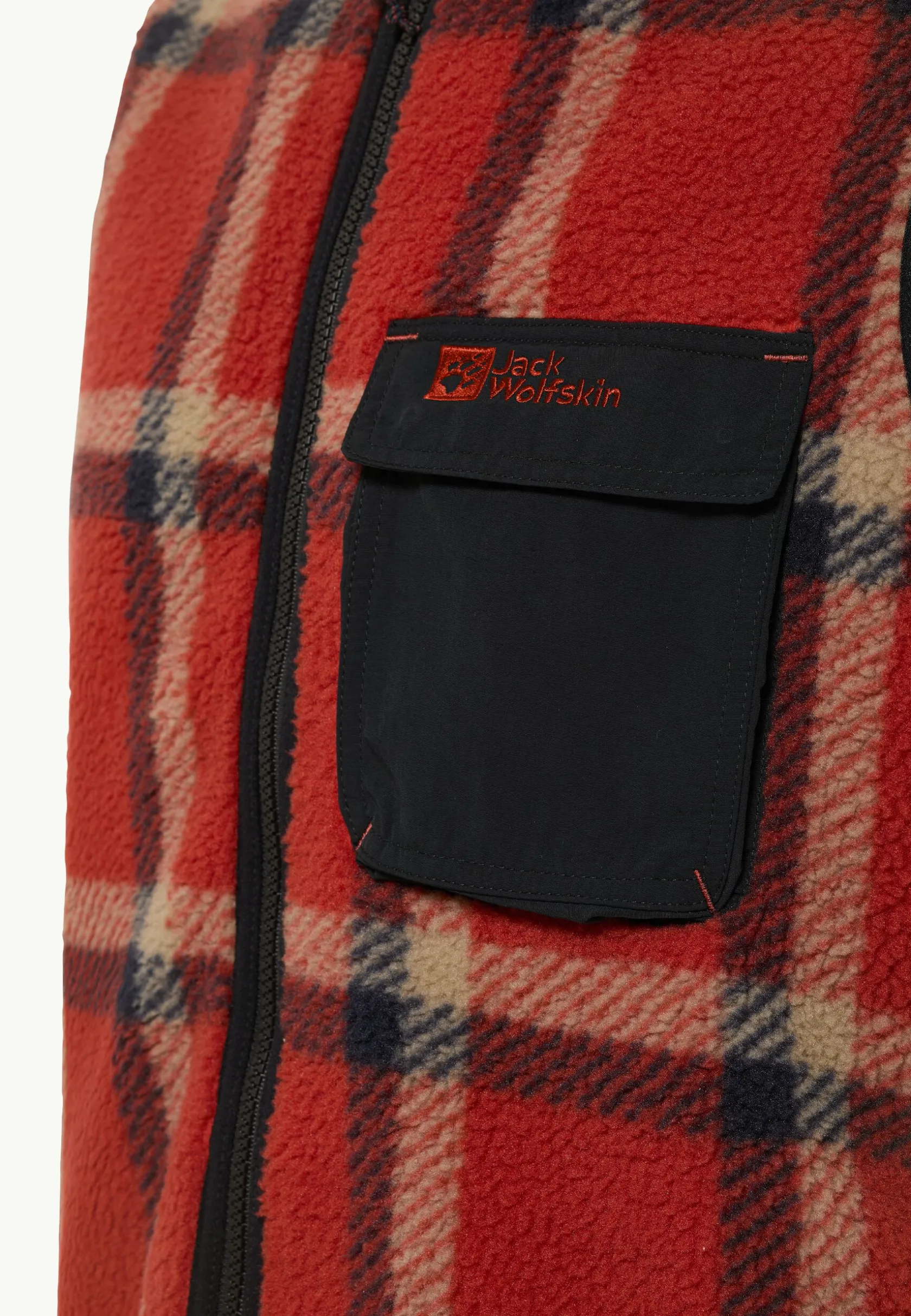 Fleece|Hoodies & Pullovers|Jack Wolfskin Felslicht Check Vest M