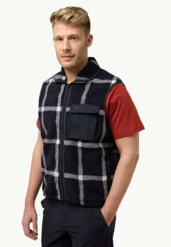Fleece|Hoodies & Pullovers|Jack Wolfskin Felslicht Check Vest M