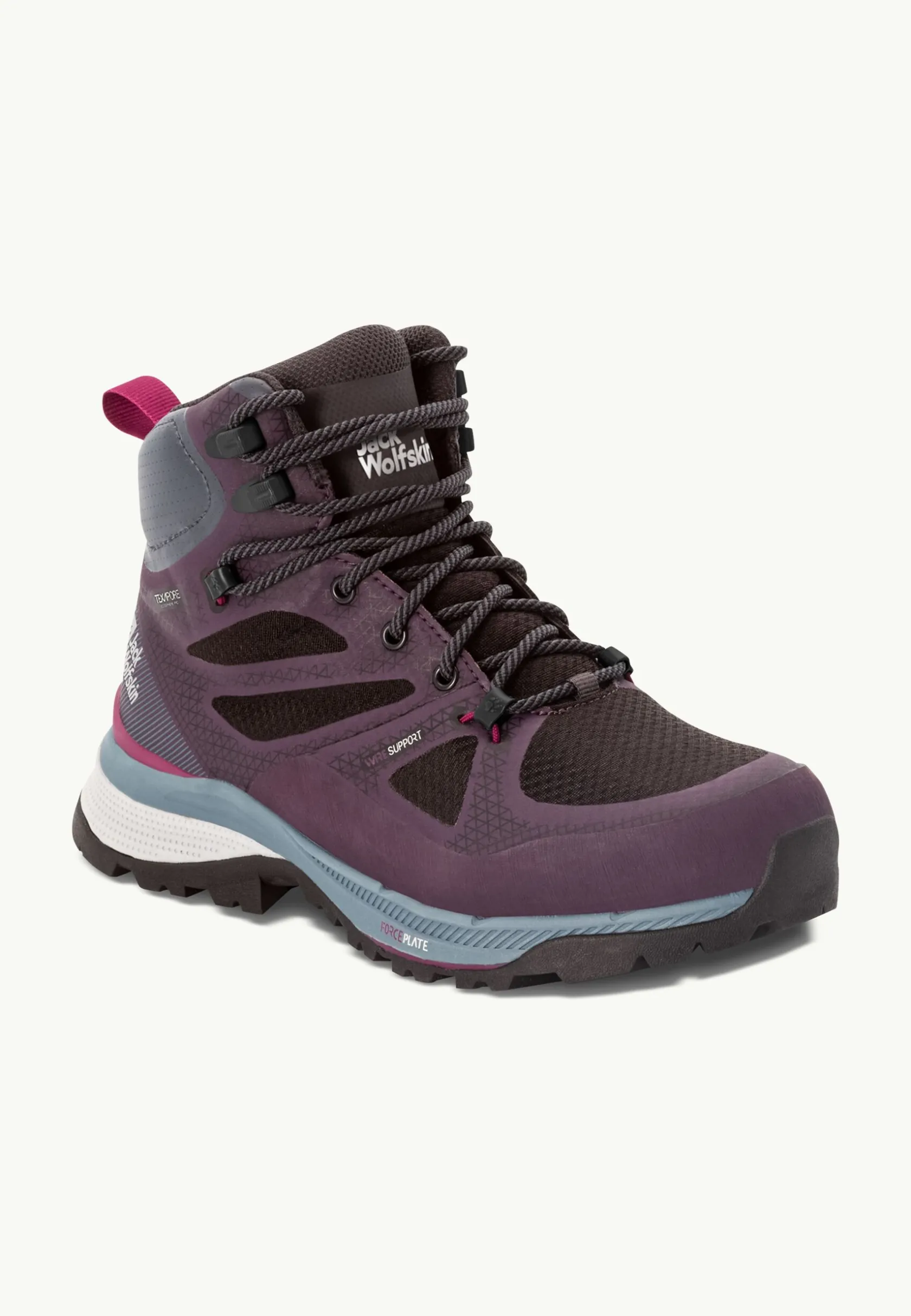 Wandelschoenen|Waterdichte Schoenen|Jack Wolfskin Force Striker Texapore Mid W