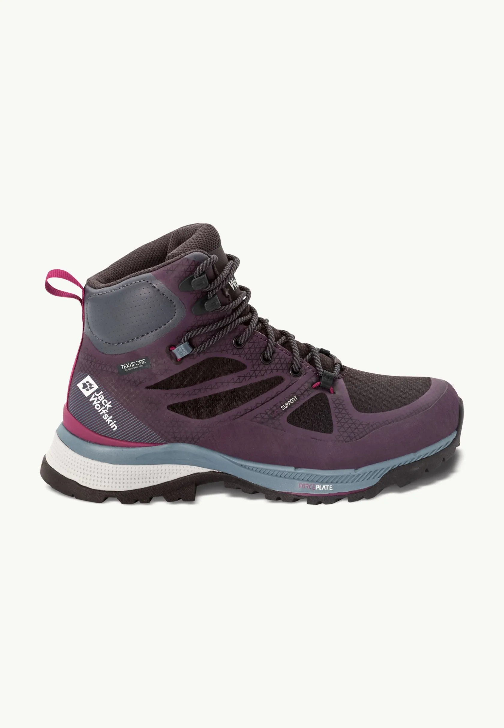 Wandelschoenen|Waterdichte Schoenen|Jack Wolfskin Force Striker Texapore Mid W