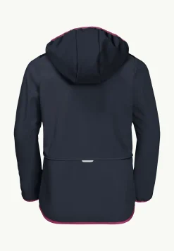 Voor- En Najaarsjacks/-Jassen|Fleece|Jack Wolfskin Fourwinds Jacket Kids