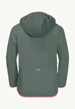 Voor- En Najaarsjacks/-Jassen|Fleece|Jack Wolfskin Fourwinds Jacket Kids