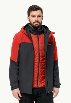 Voor- En Najaarsjacks/-Jassen|Regenjacks|Jack Wolfskin Glaabach 3in1 Jkt M