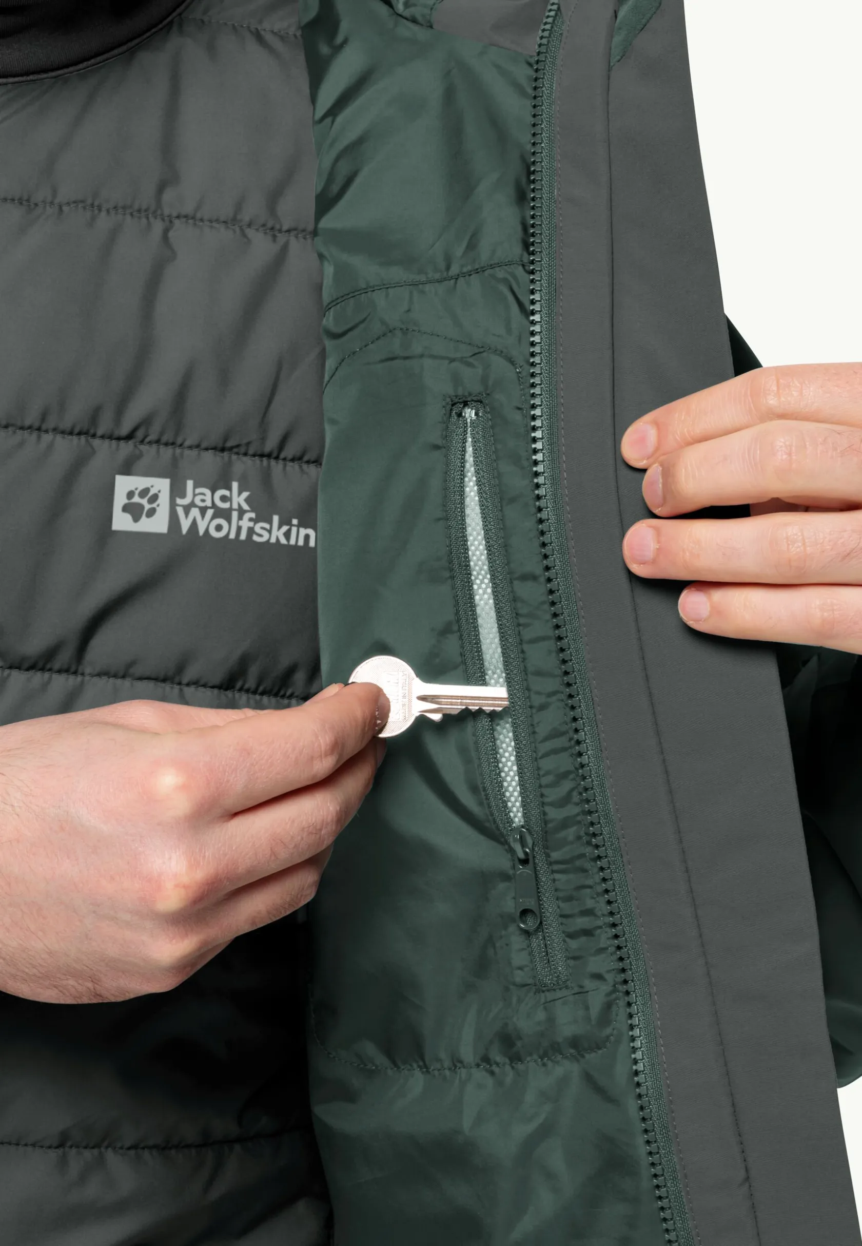 Voor- En Najaarsjacks/-Jassen|Regenjacks|Jack Wolfskin Glaabach 3in1 Jkt M