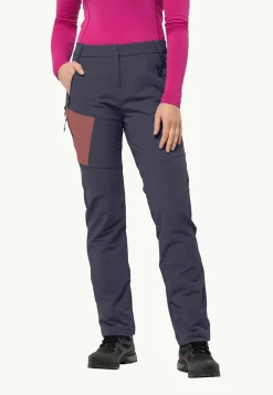 Wandelen|Softshellbroeken|Jack Wolfskin Glastal Winter Pants W