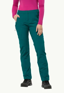 Wandelen|Softshellbroeken|Jack Wolfskin Glastal Winter Pants W