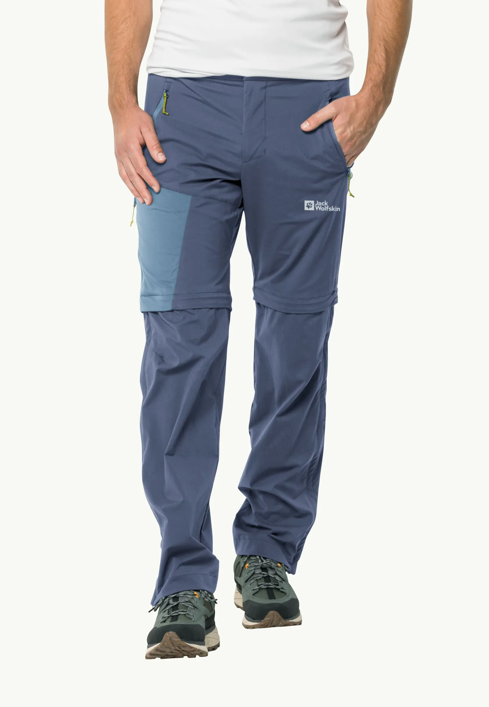 Wandelen|Softshellbroeken|Jack Wolfskin Glastal Zip Away Pants M