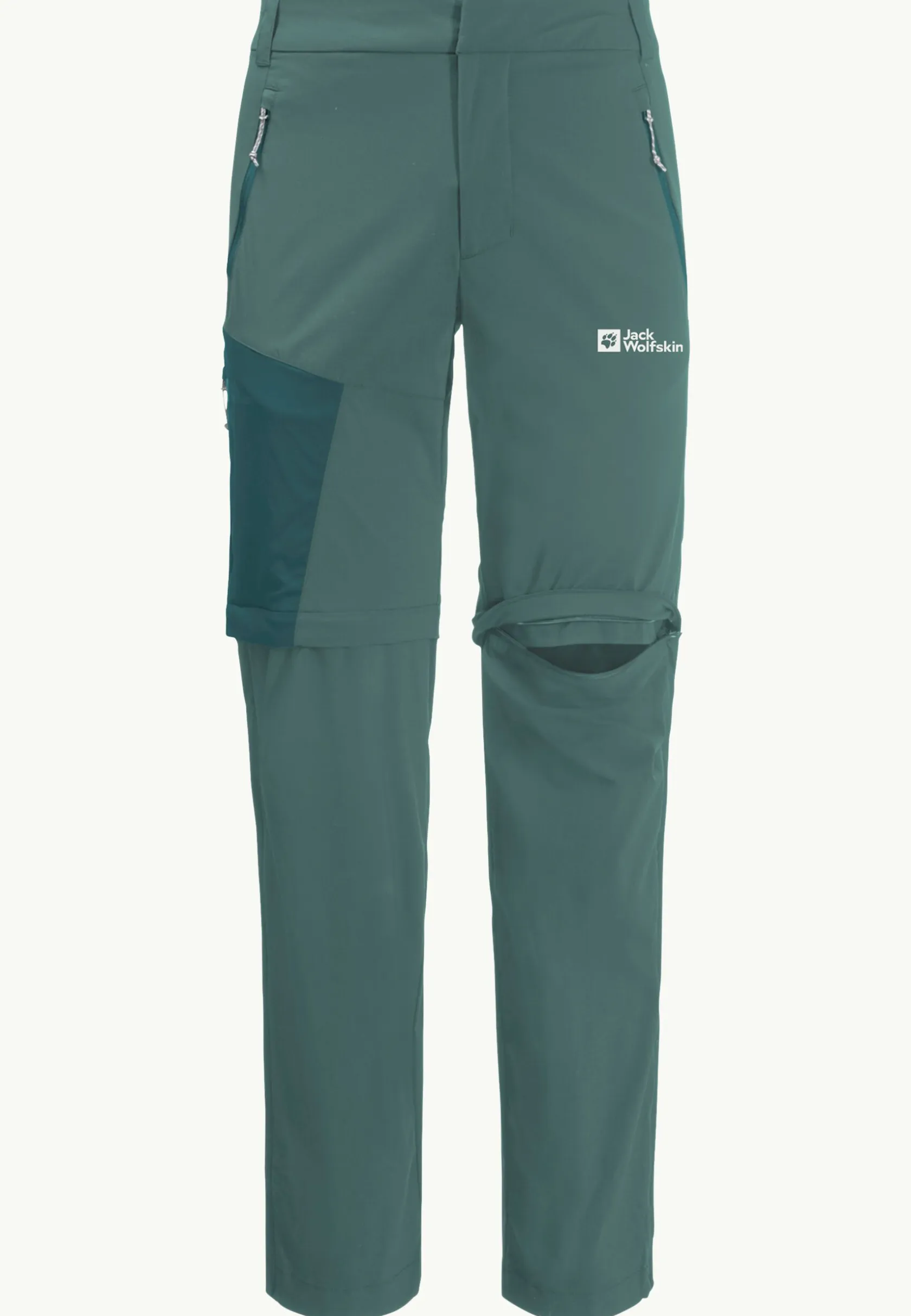 Wandelen|Softshellbroeken|Jack Wolfskin Glastal Zip Away Pants M