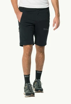 Wandelen|Softshellbroeken|Jack Wolfskin Glastal Zip Away Pants M