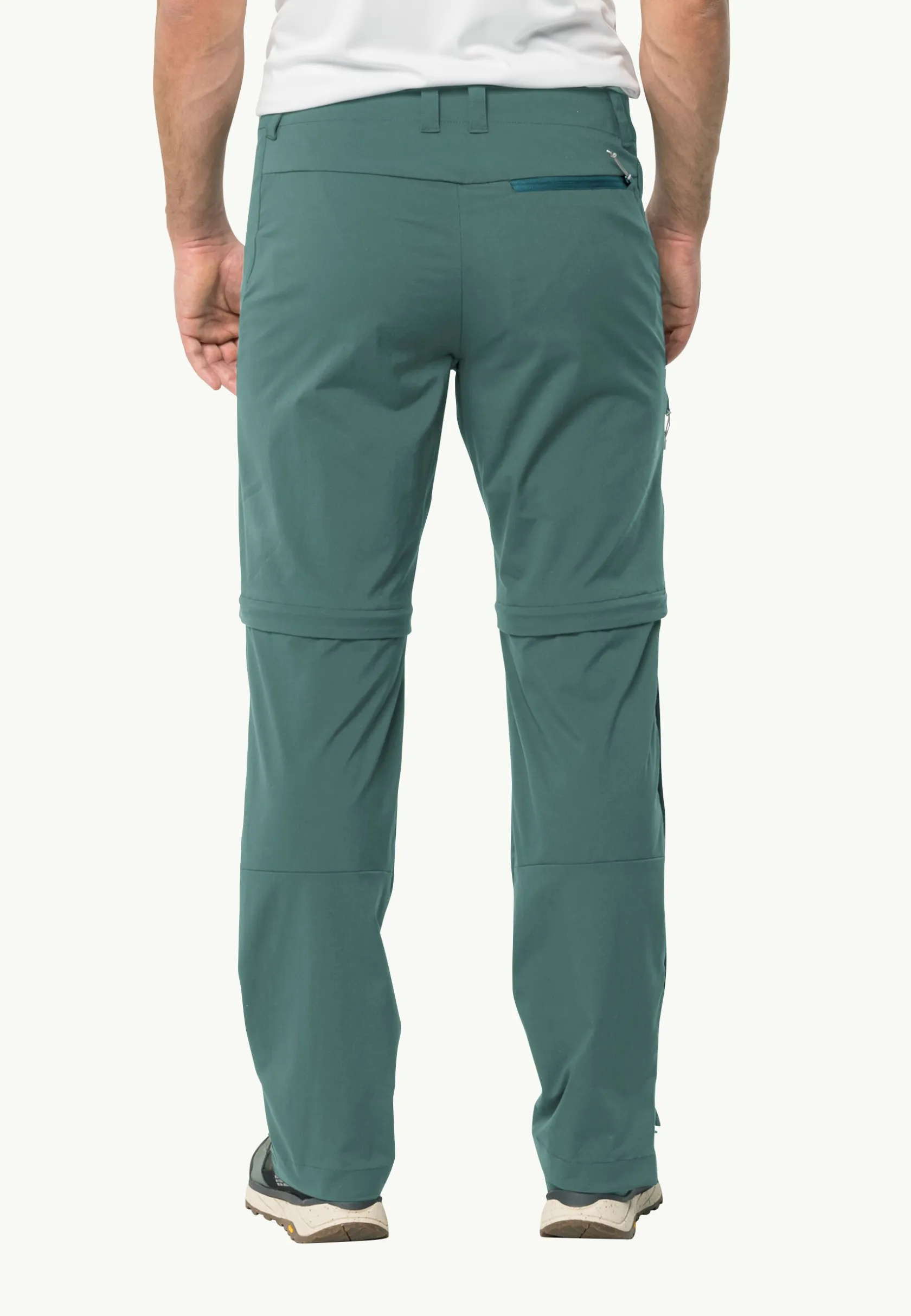 Wandelen|Softshellbroeken|Jack Wolfskin Glastal Zip Away Pants M