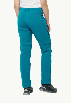 Wandelen|Softshellbroeken|Jack Wolfskin Glastal Zip Away Pants W