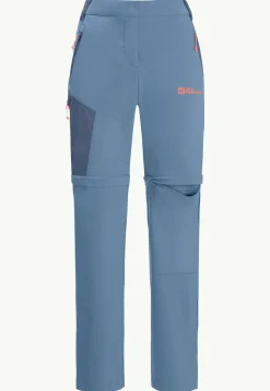 Wandelen|Softshellbroeken|Jack Wolfskin Glastal Zip Away Pants W