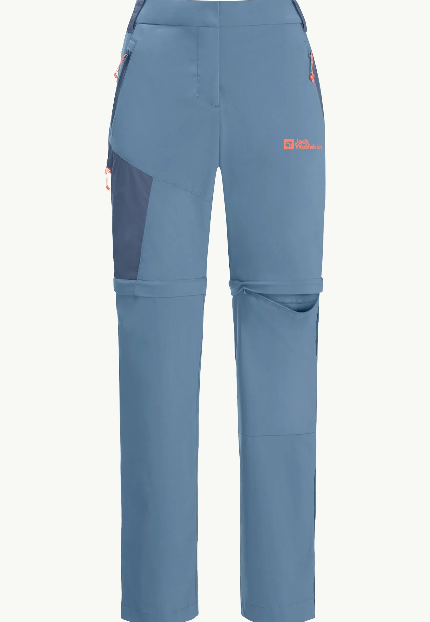 Wandelen|Softshellbroeken|Jack Wolfskin Glastal Zip Away Pants W