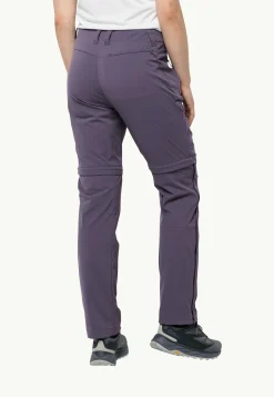 Wandelen|Softshellbroeken|Jack Wolfskin Glastal Zip Away Pants W