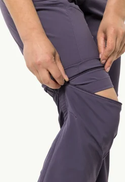 Wandelen|Softshellbroeken|Jack Wolfskin Glastal Zip Away Pants W