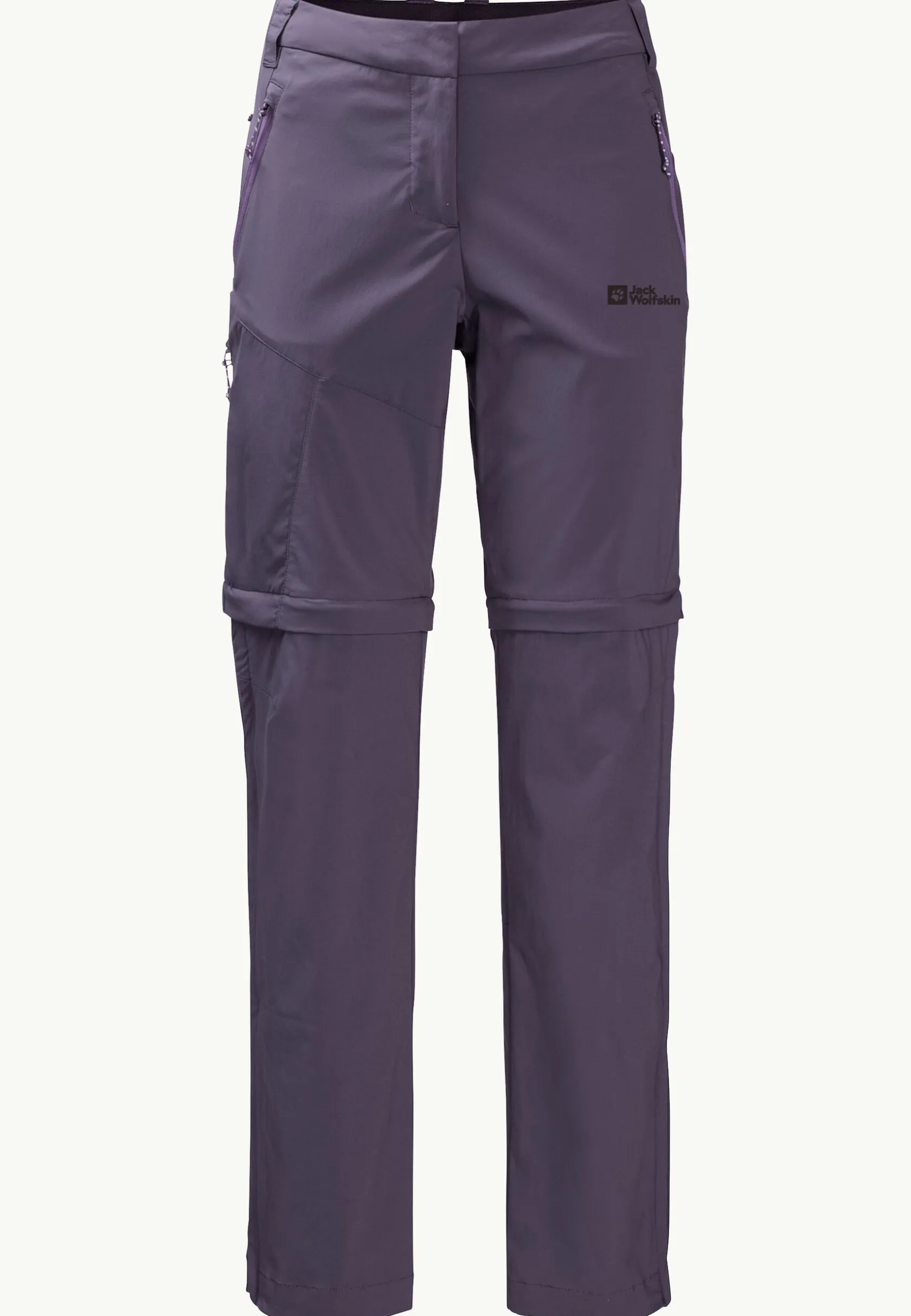 Wandelen|Softshellbroeken|Jack Wolfskin Glastal Zip Away Pants W