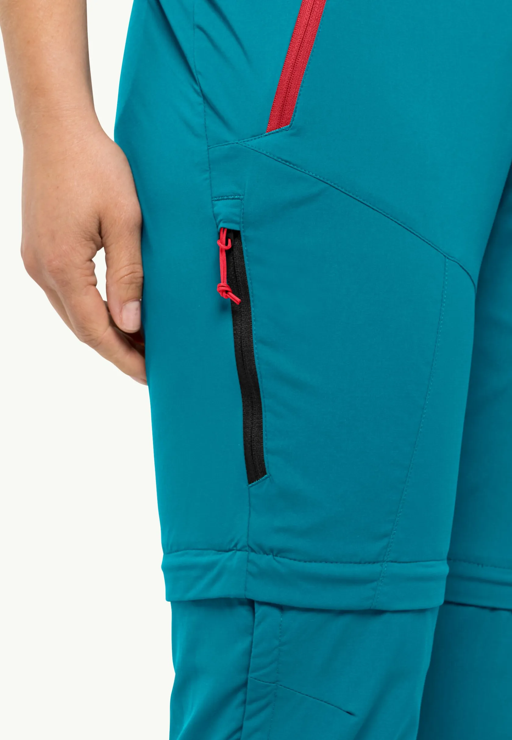 Wandelen|Softshellbroeken|Jack Wolfskin Glastal Zip Away Pants W