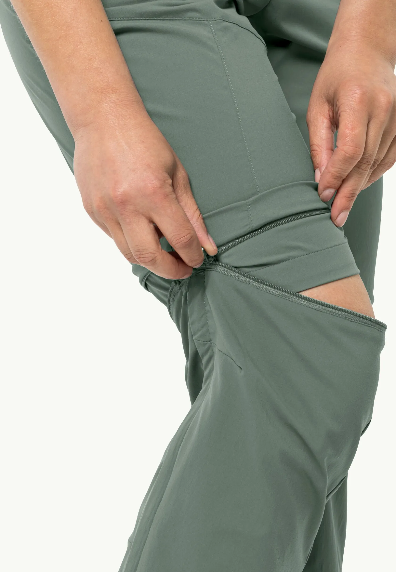 Wandelen|Softshellbroeken|Jack Wolfskin Glastal Zip Away Pants W