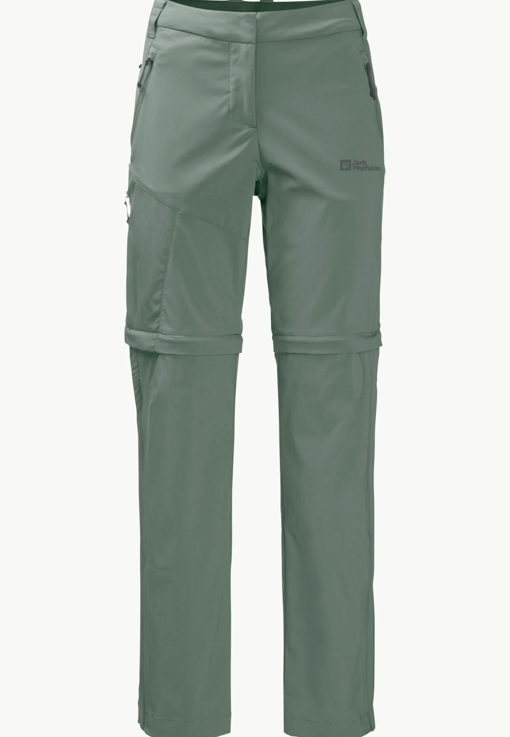 Wandelen|Softshellbroeken|Jack Wolfskin Glastal Zip Away Pants W