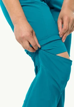 Wandelen|Softshellbroeken|Jack Wolfskin Glastal Zip Away Pants W