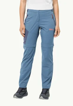 Wandelen|Softshellbroeken|Jack Wolfskin Glastal Zip Away Pants W