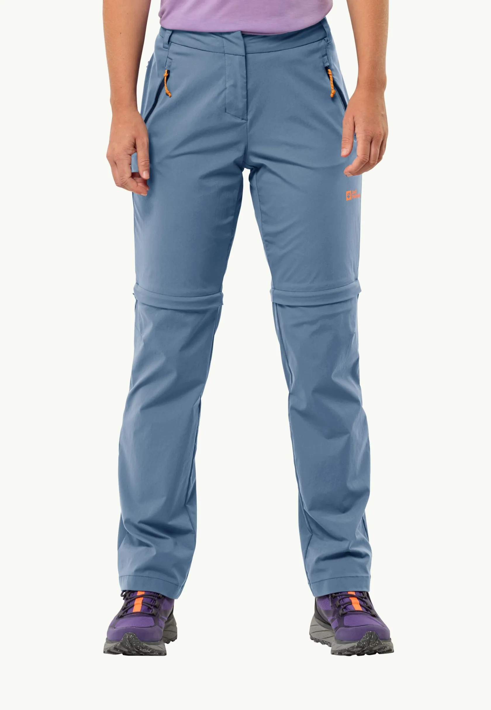 Wandelen|Softshellbroeken|Jack Wolfskin Glastal Zip Off Pants W
