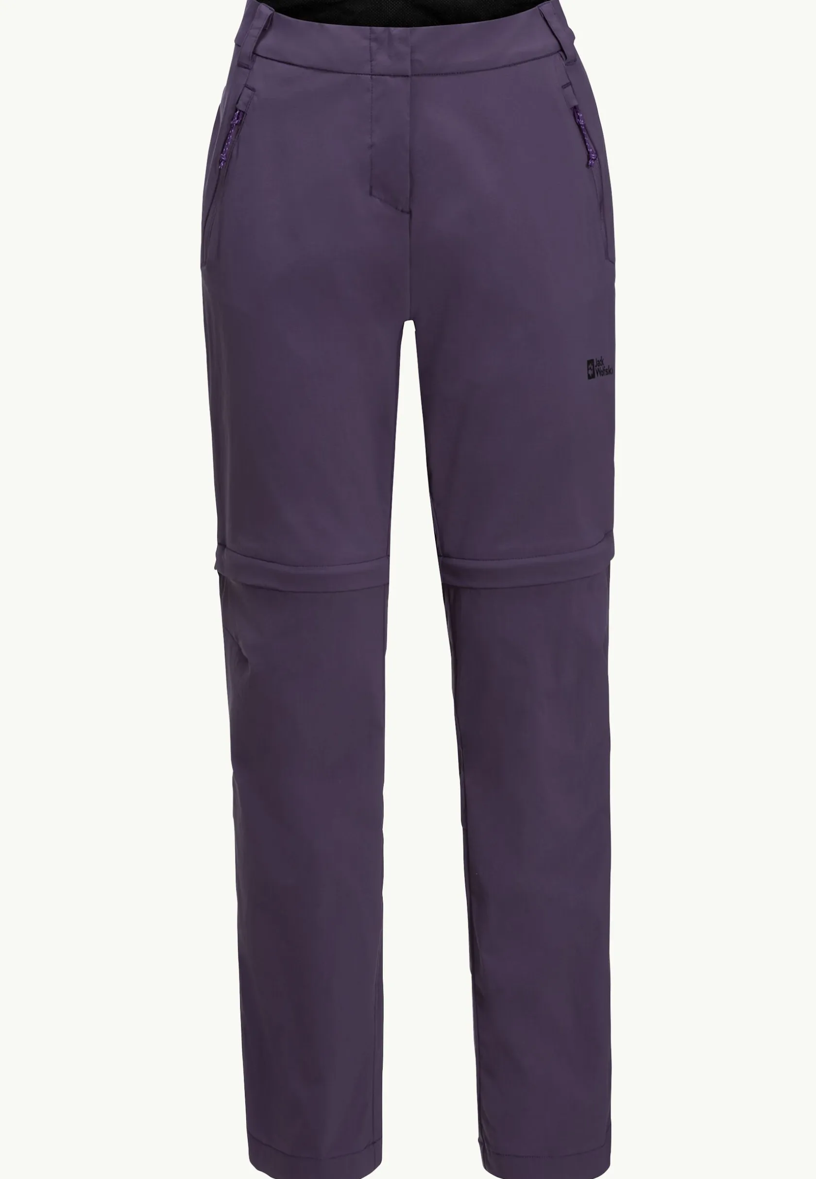 Wandelen|Softshellbroeken|Jack Wolfskin Glastal Zip Off Pants W