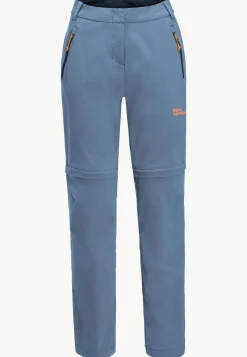 Wandelen|Softshellbroeken|Jack Wolfskin Glastal Zip Off Pants W