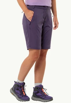 Wandelen|Softshellbroeken|Jack Wolfskin Glastal Zip Off Pants W