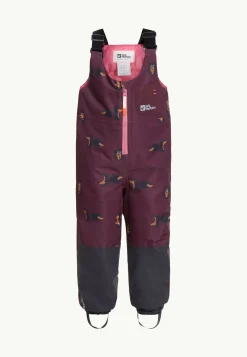 Sneeuwbroeken En Sneeuwpakken|Winterjacks|Jack Wolfskin Gleely 2l Ins Print Bib K