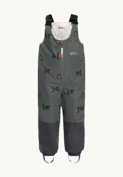 Sneeuwbroeken En Sneeuwpakken|Winterjacks|Jack Wolfskin Gleely 2l Ins Print Bib K