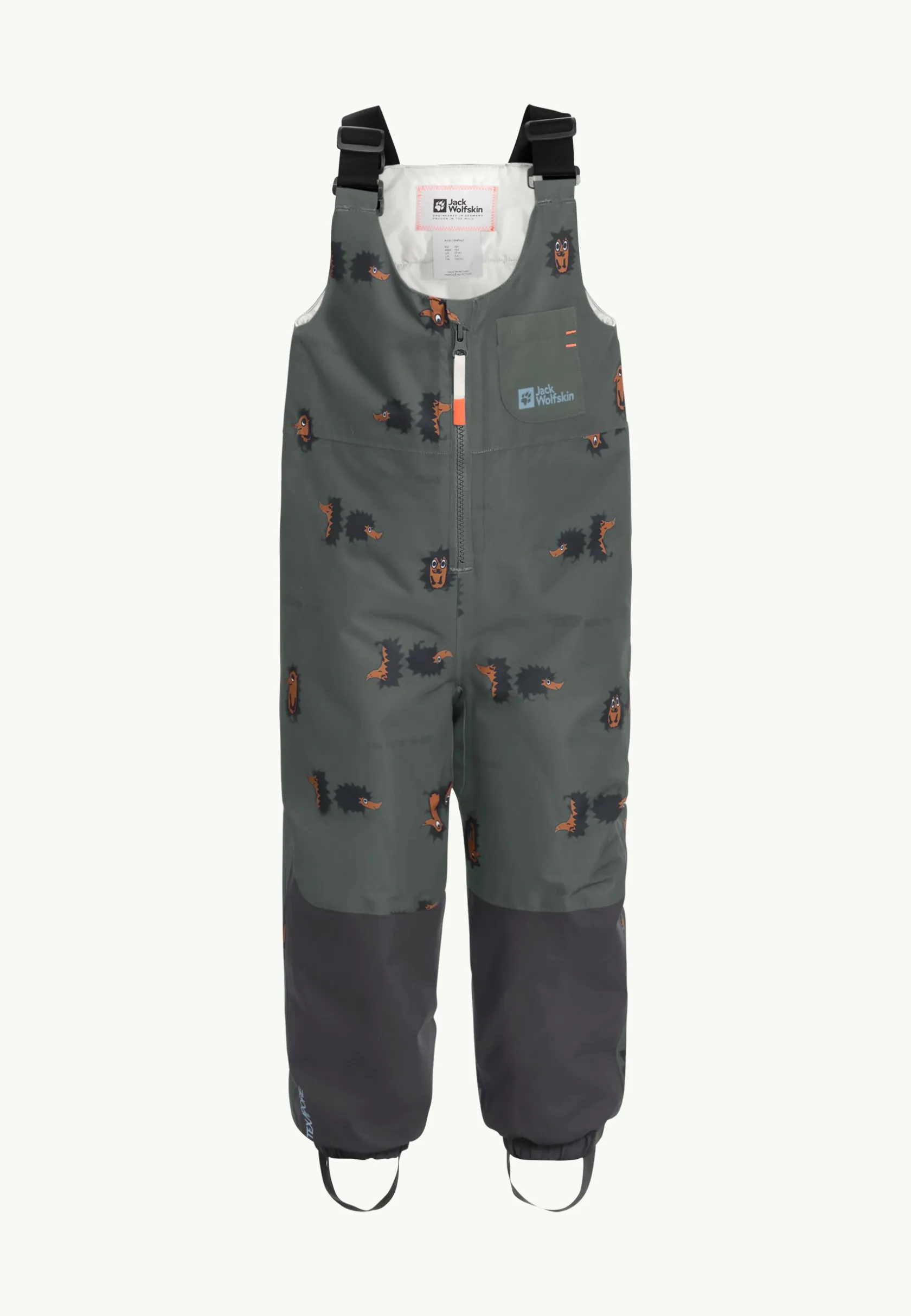 Sneeuwbroeken En Sneeuwpakken|Winterjacks|Jack Wolfskin Gleely 2l Ins Print Bib K