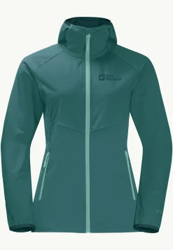 Wandelen|Voor- En Najaarsjacks/-Jassen|Jack Wolfskin Go Hike Softshell W