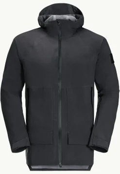 Lifestyle|Voor- En Najaarsjacks/-Jassen|Jack Wolfskin Goldgewann Parka M Phantom