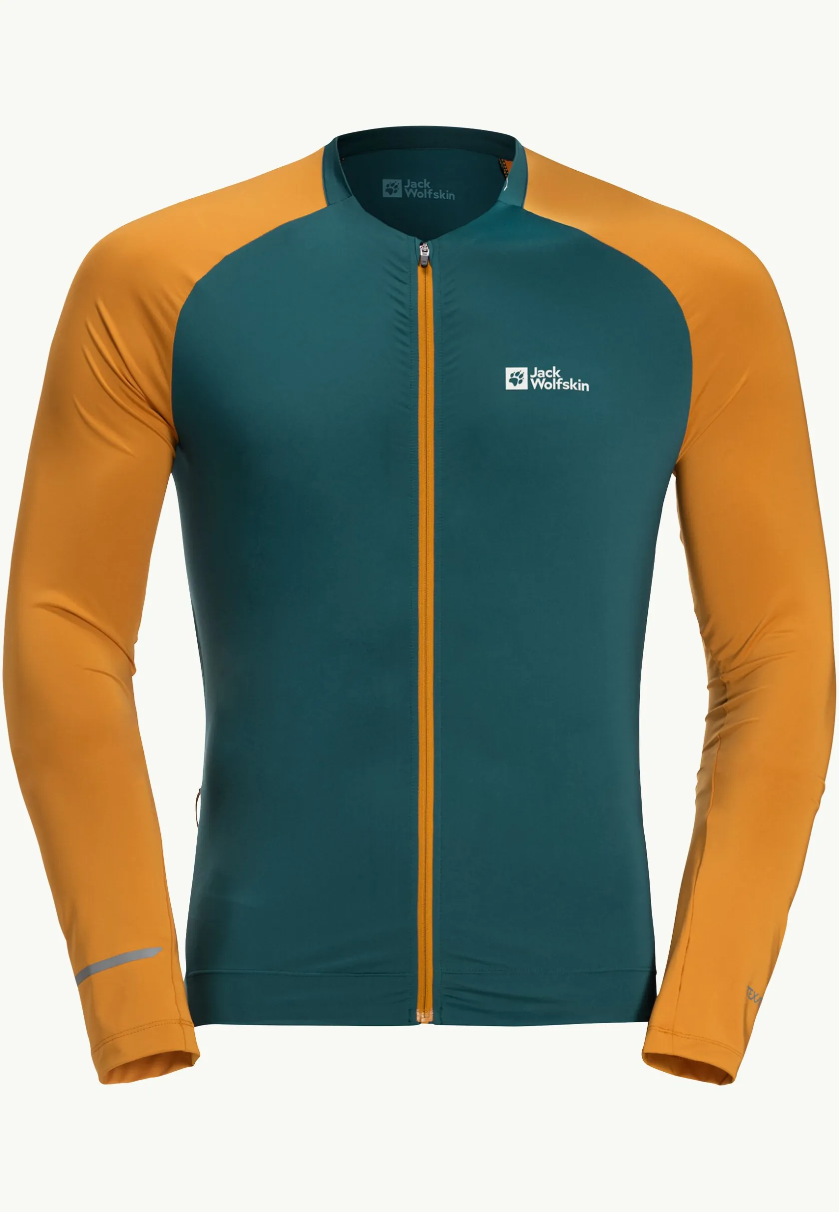 Fietsen|Functionele Shirts|Jack Wolfskin Gravex Fz Ls M Emerald