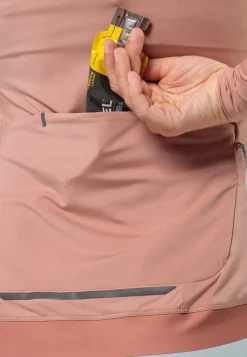 Fietsen|Functionele Shirts|Jack Wolfskin Gravex Fz Ls W Rose Dawn