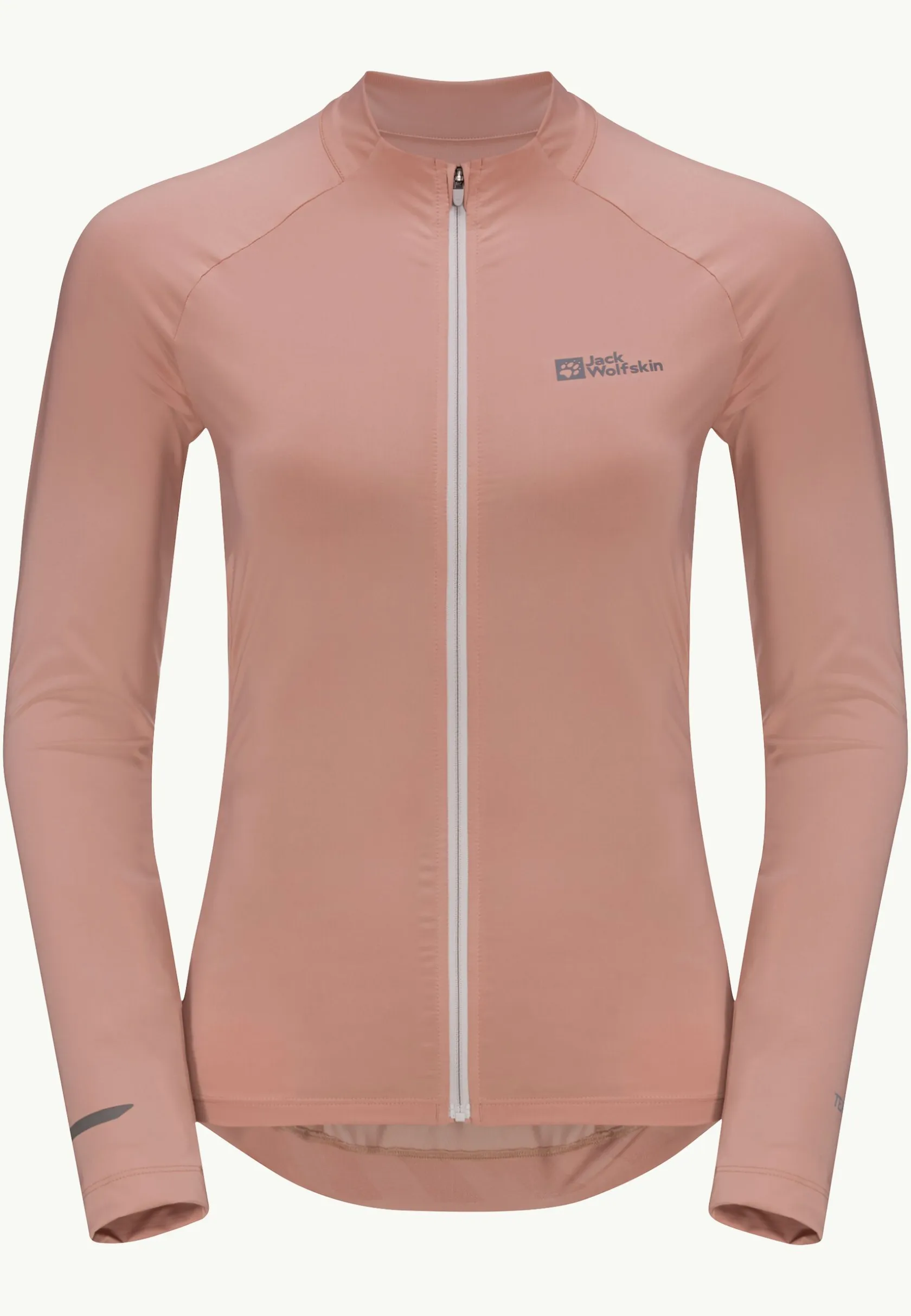 Fietsen|Functionele Shirts|Jack Wolfskin Gravex Fz Ls W Rose Dawn